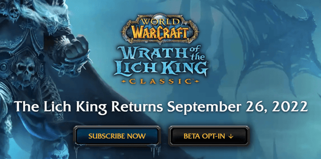 WoW Classic: Wrath of the Lich King