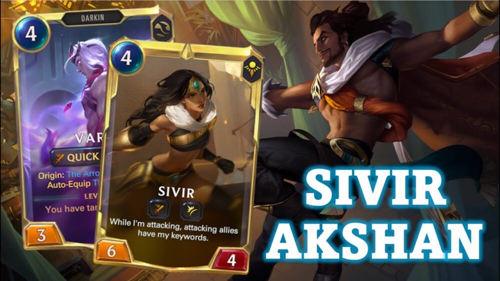 AKTUALISIERT Sivir Akshan!  Legends of Runeterra Masters Deck-Gameplay